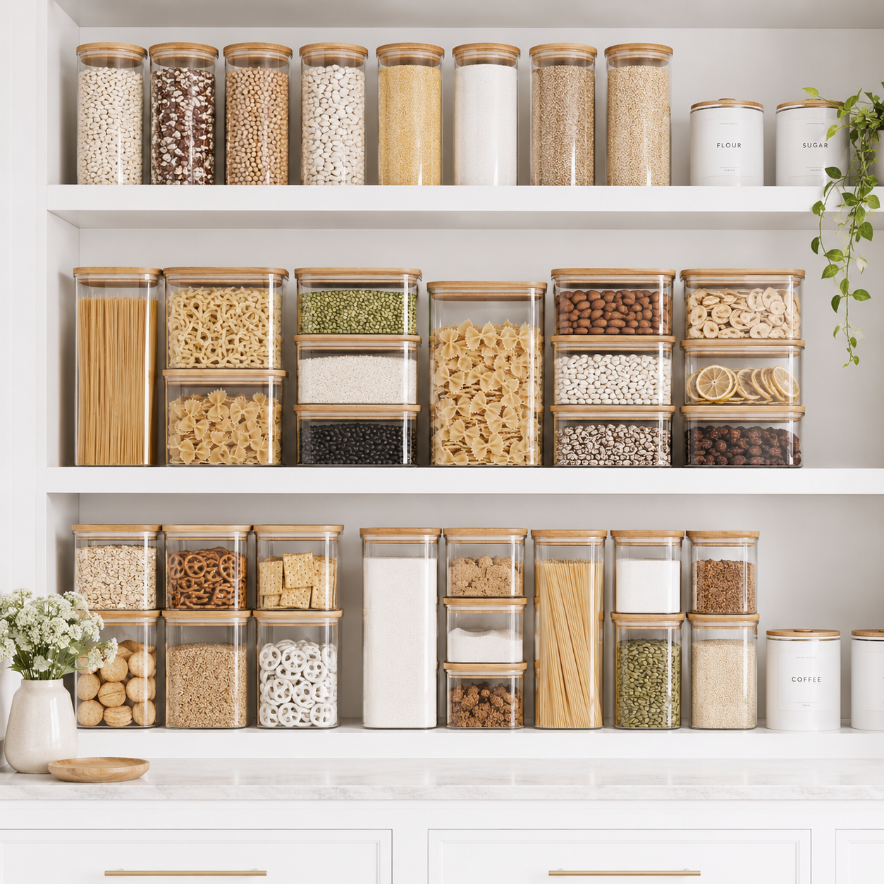 Pantry Storage storage and organization collection by Kindra Home