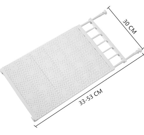 The Kindra Adjustable Tension Closet Shelf — additional product view 6