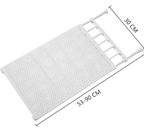 The Kindra Adjustable Tension Closet Shelf — additional product view 8
