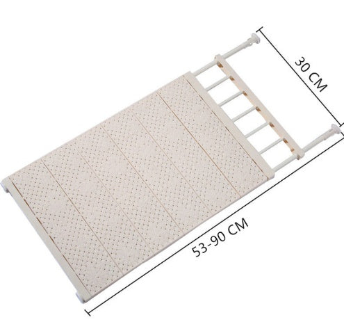 The Kindra Adjustable Tension Closet Shelf — additional product view 7