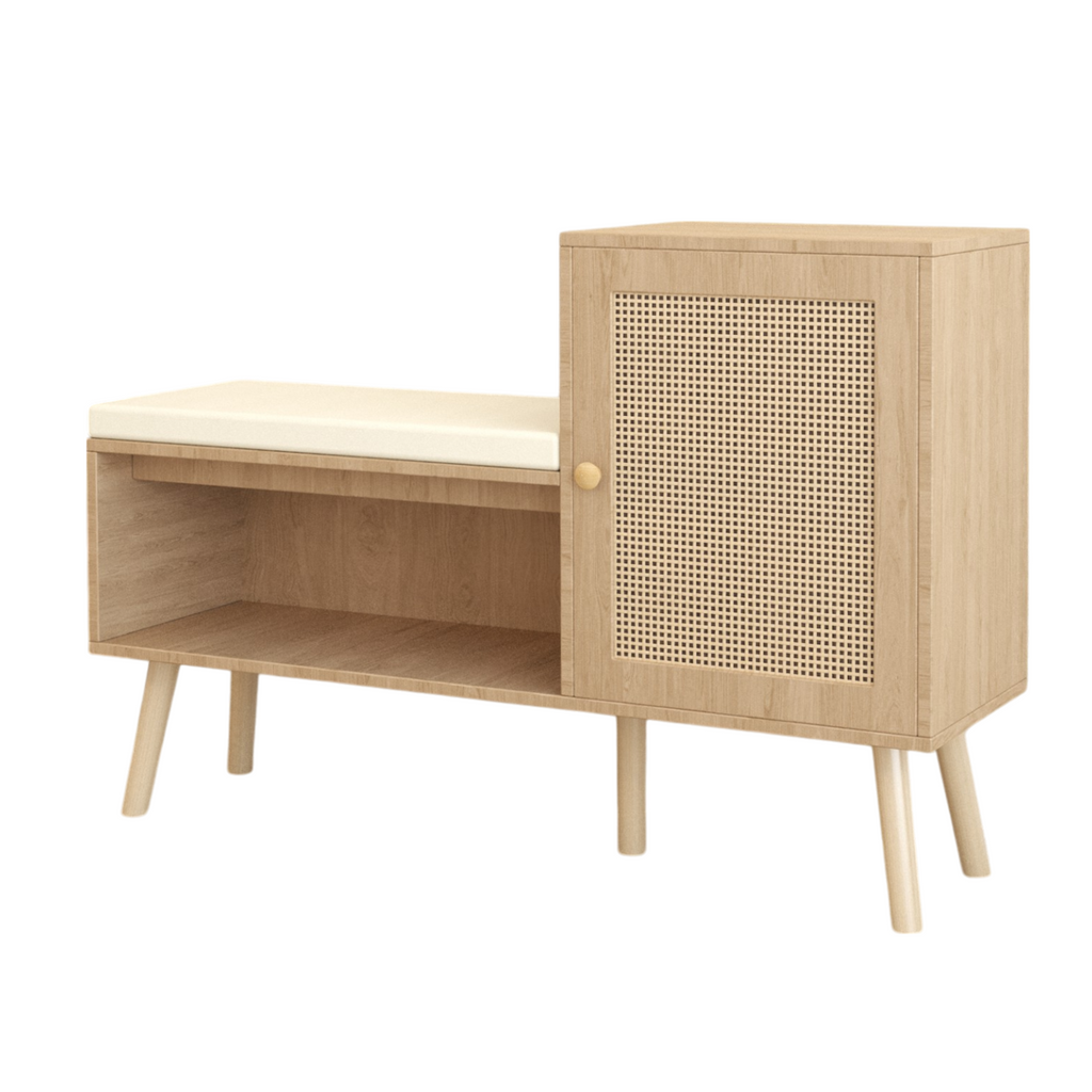 Runa Entryway Shoe Storage Bench